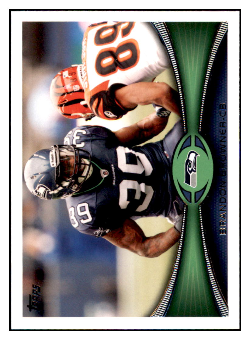 2012 Topps Brandon Browner Seattle Seahawks #316 Football card CBT1A simple Xclusive Collectibles