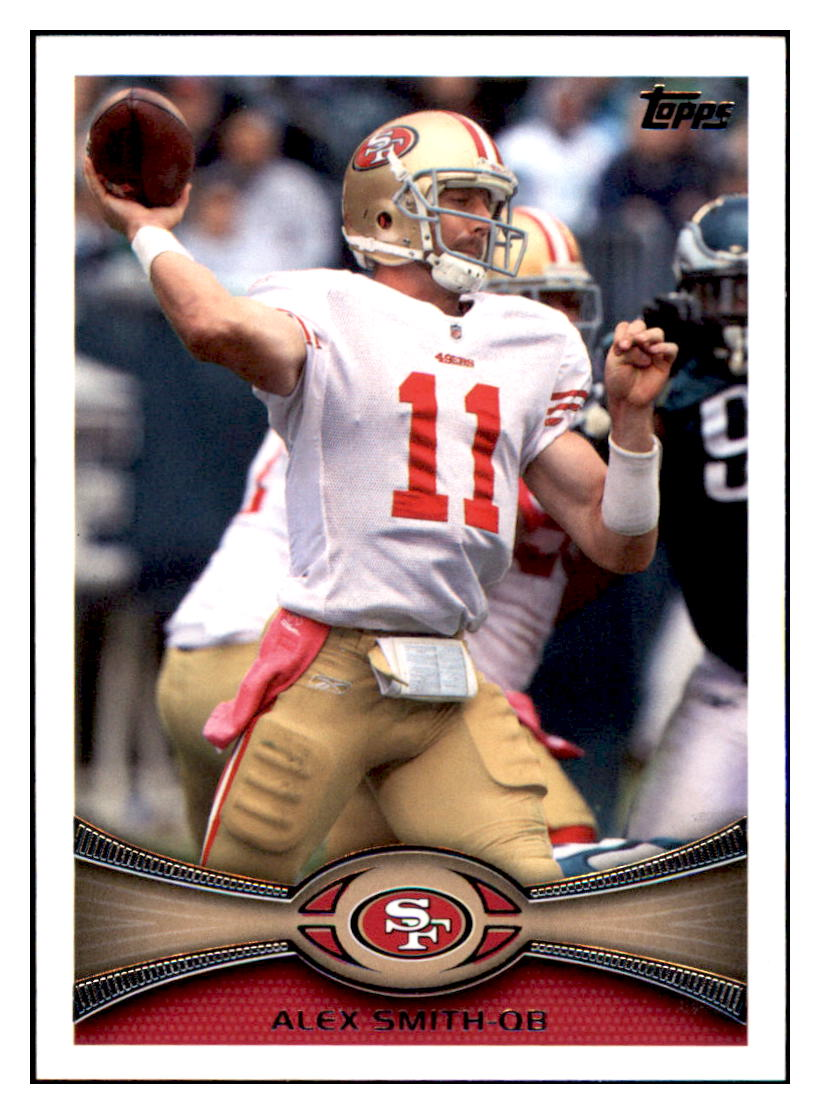 2012 Topps Alex Smith    San Francisco 49ers #52a Football
  card   CBT1A simple Xclusive Collectibles   