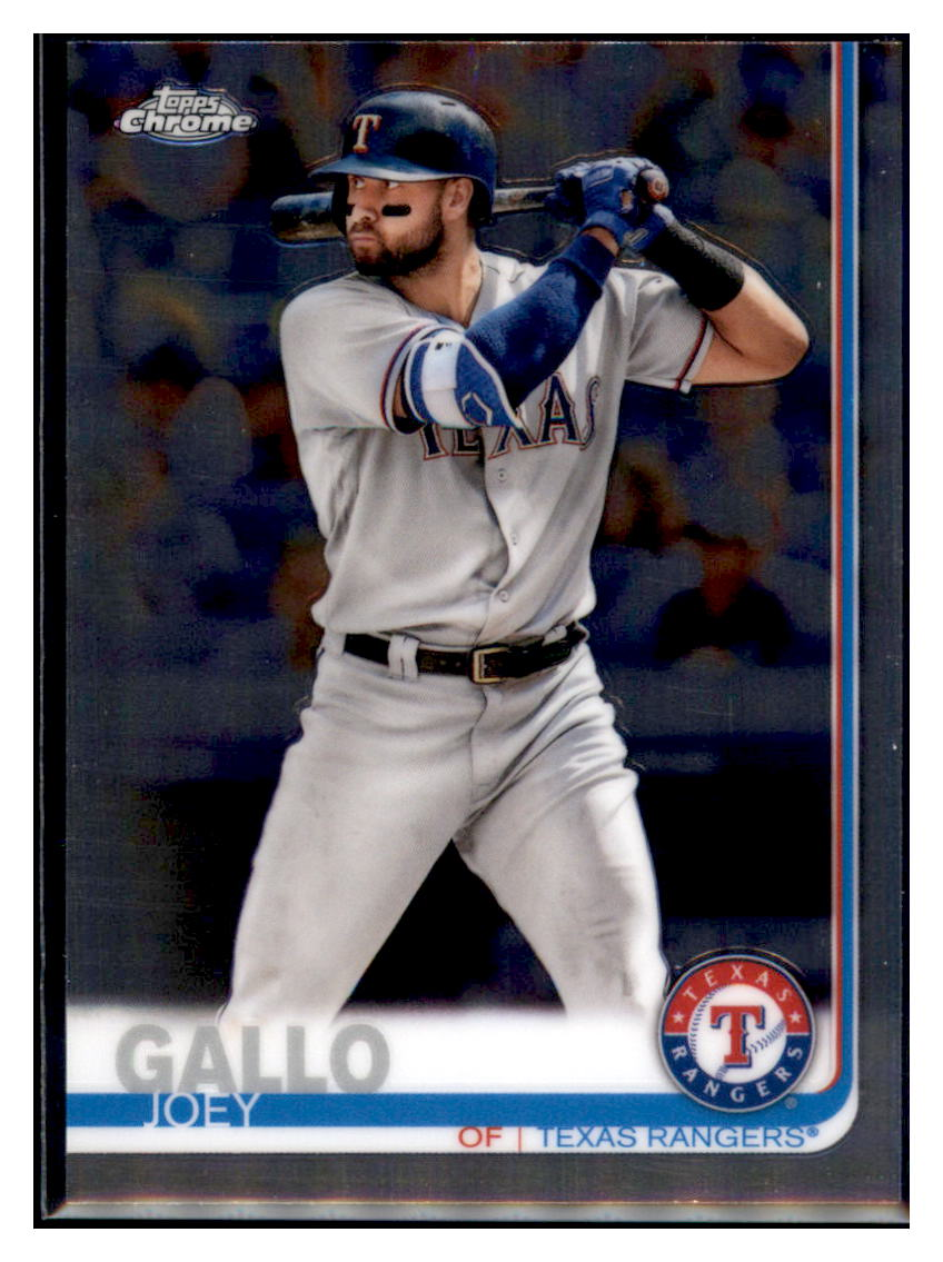 2019 Topps Chrome Joey Gallo Texas Rangers #38 Baseball card CBT1A simple Xclusive Collectibles