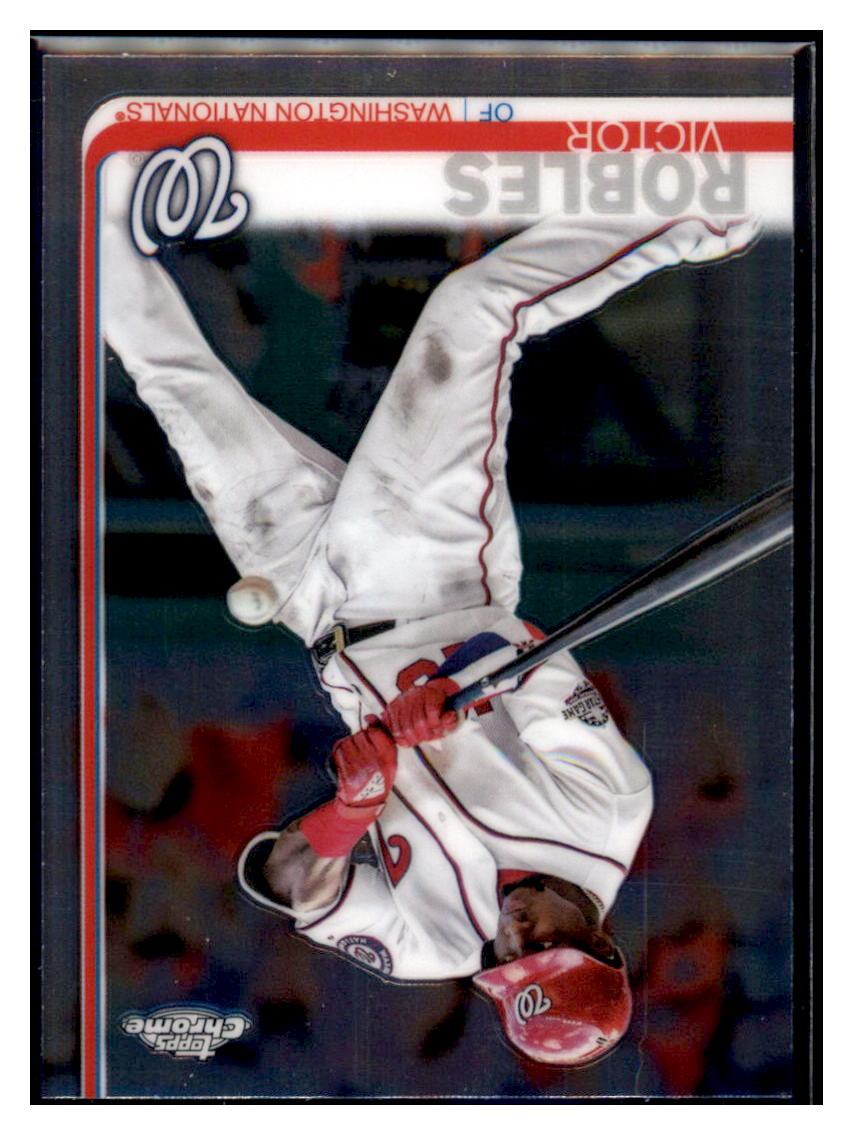 2019 Topps Chrome Victor Robles Washington Nationals #33 Baseball
card CBT1A simple Xclusive Collectibles