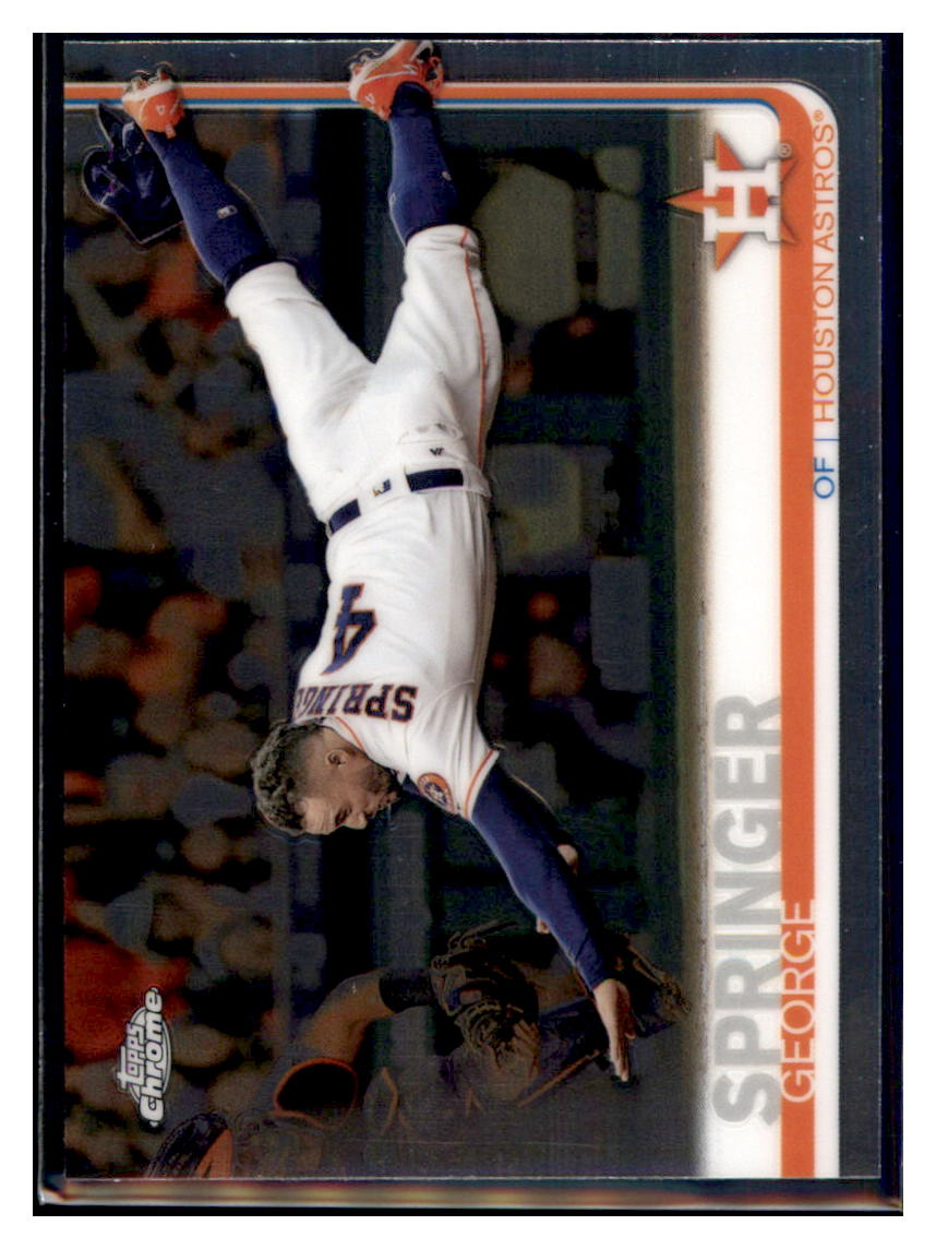 2019 Topps Chrome George Springer    Houston Astros #42 Baseball card   CBT1A simple Xclusive Collectibles   