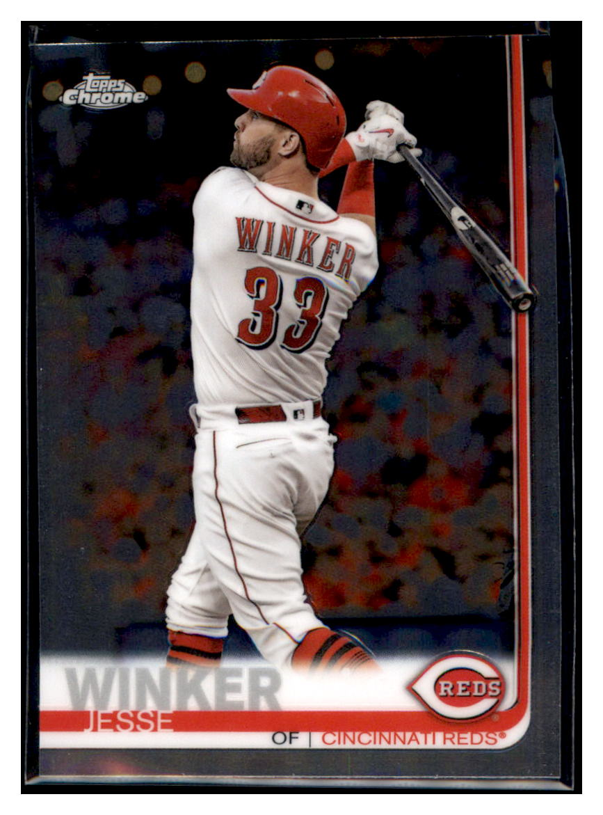 2019 Topps Chrome Jesse Winker    Cincinnati Reds #61 Baseball card   CBT1A simple Xclusive Collectibles   