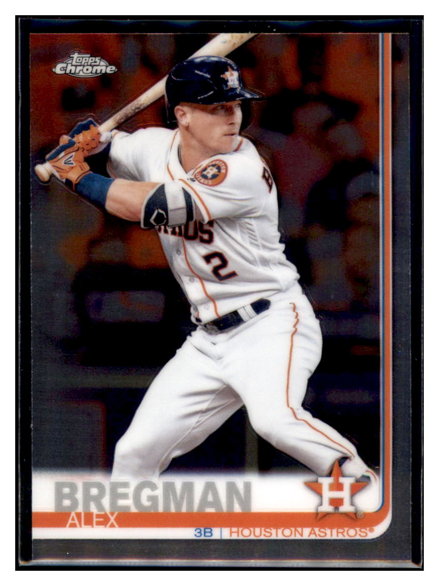2019 Topps Chrome Alex Bregman    Houston Astros #19 Baseball card   CBT1A simple Xclusive Collectibles