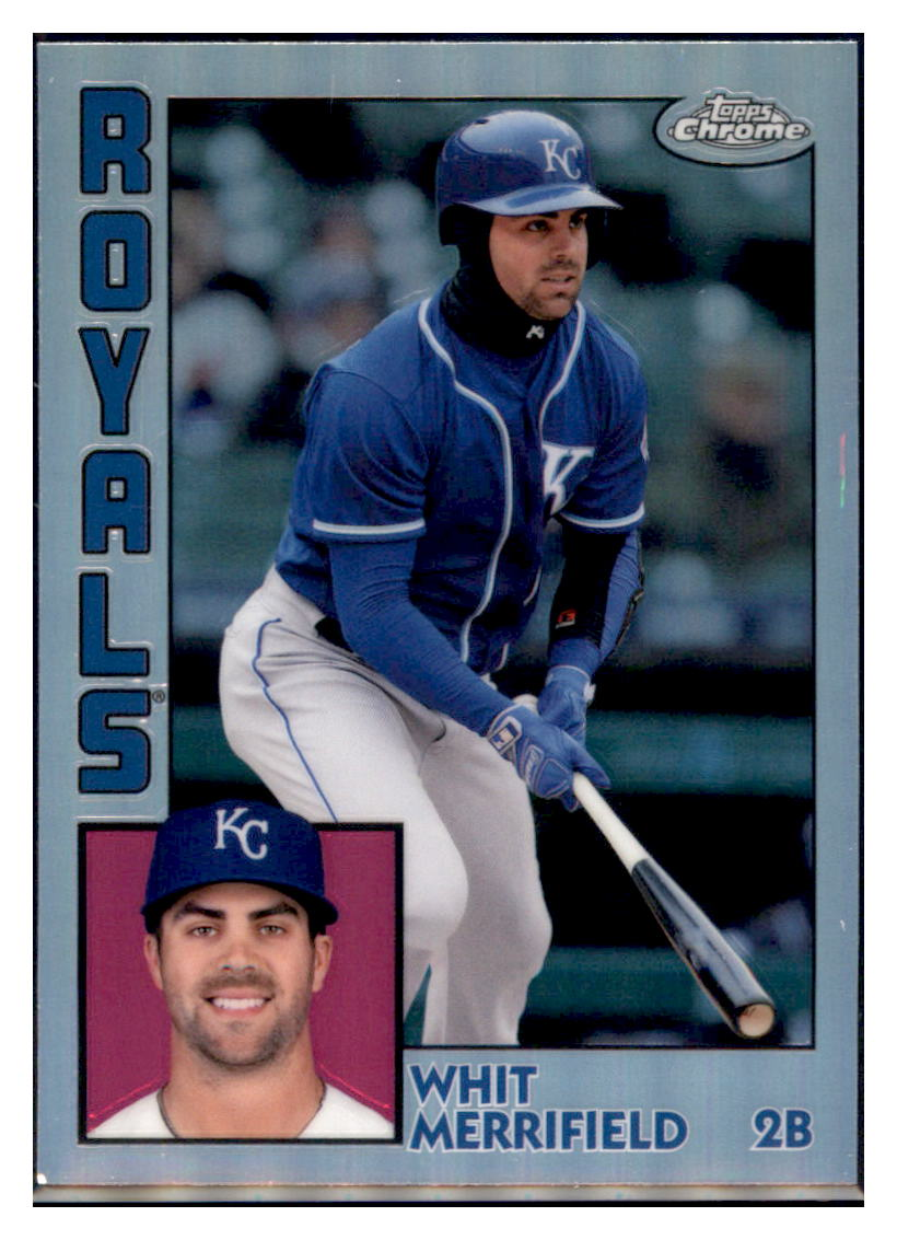 2019 Topps Chrome Whit Merrifield Kansas City Royals #84TC-15 Baseball
card CBT1A simple Xclusive Collectibles