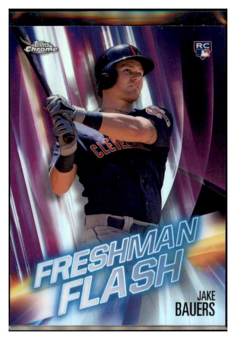 2019 Topps Chrome Jake Bauers Future Stars Cleveland Indians #FF-5 Baseball
card CBT1A simple Xclusive Collectibles