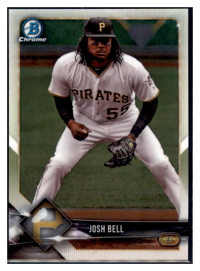 2018 Bowman Chrome Josh Bell    Pittsburgh Pirates #49 Baseball card   CBT1A simple Xclusive Collectibles