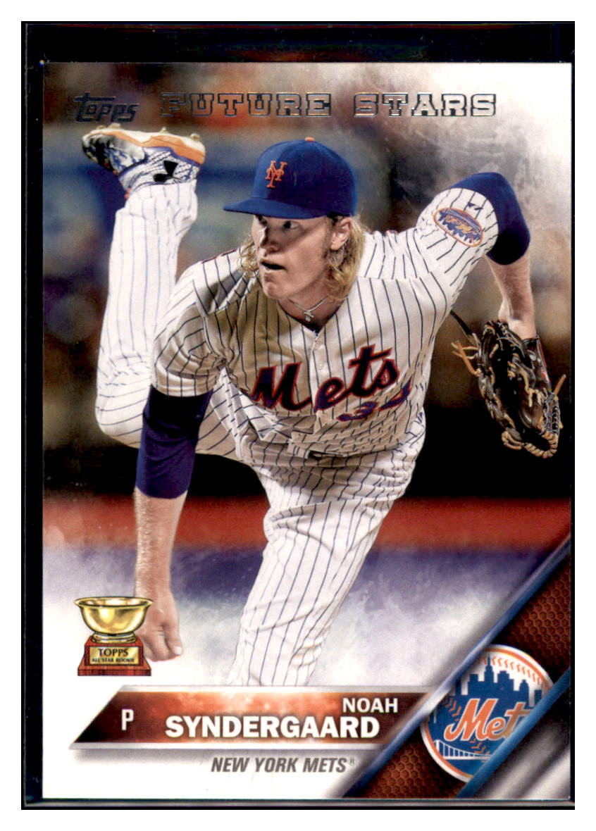 2016 Topps Noah Syndergaard    New York Mets #43 Baseball card   CBT1A simple Xclusive Collectibles