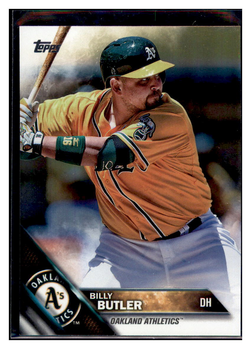2016 Topps Billy Butler    Oakland Athletics #17 Baseball card   CBT1A simple Xclusive Collectibles