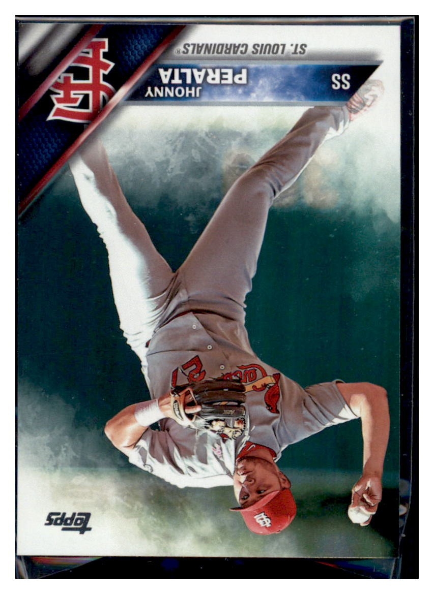 2016 Topps Jhonny Peralta St. Louis Cardinals #46 Baseball
  card   CBT1A simple Xclusive Collectibles
