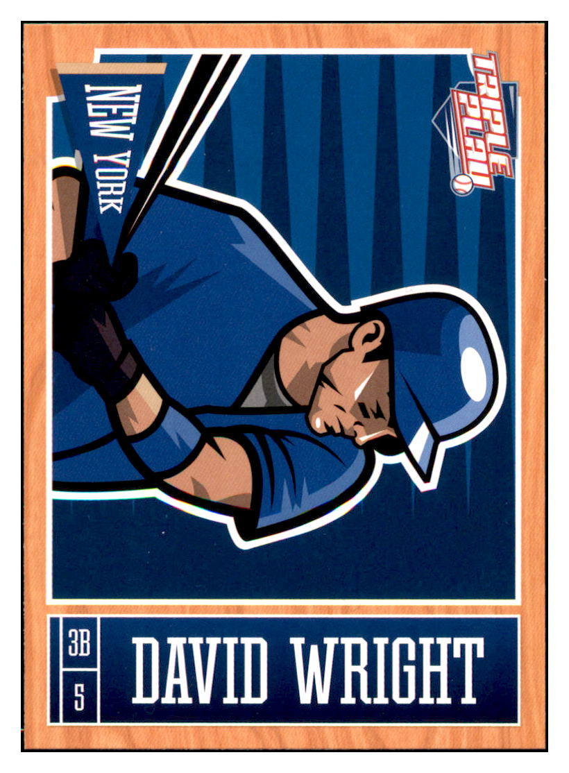 2013 Panini Triple Play David Wright    New York Mets #53 Baseball card   CBT1A simple Xclusive Collectibles