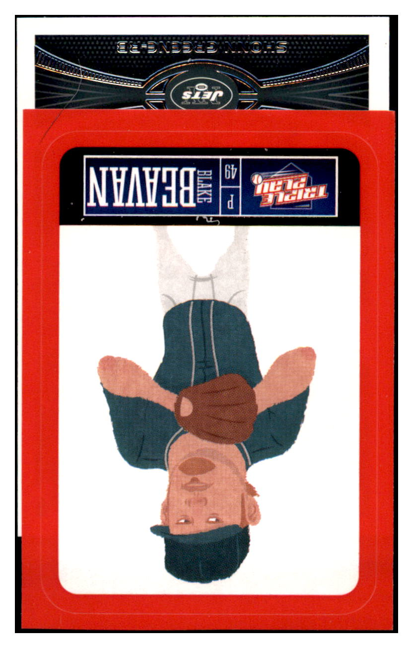 2013 Panini Triple Play Blake Beavan    Seattle Mariners #22 Baseball card   CBT1A simple Xclusive Collectibles