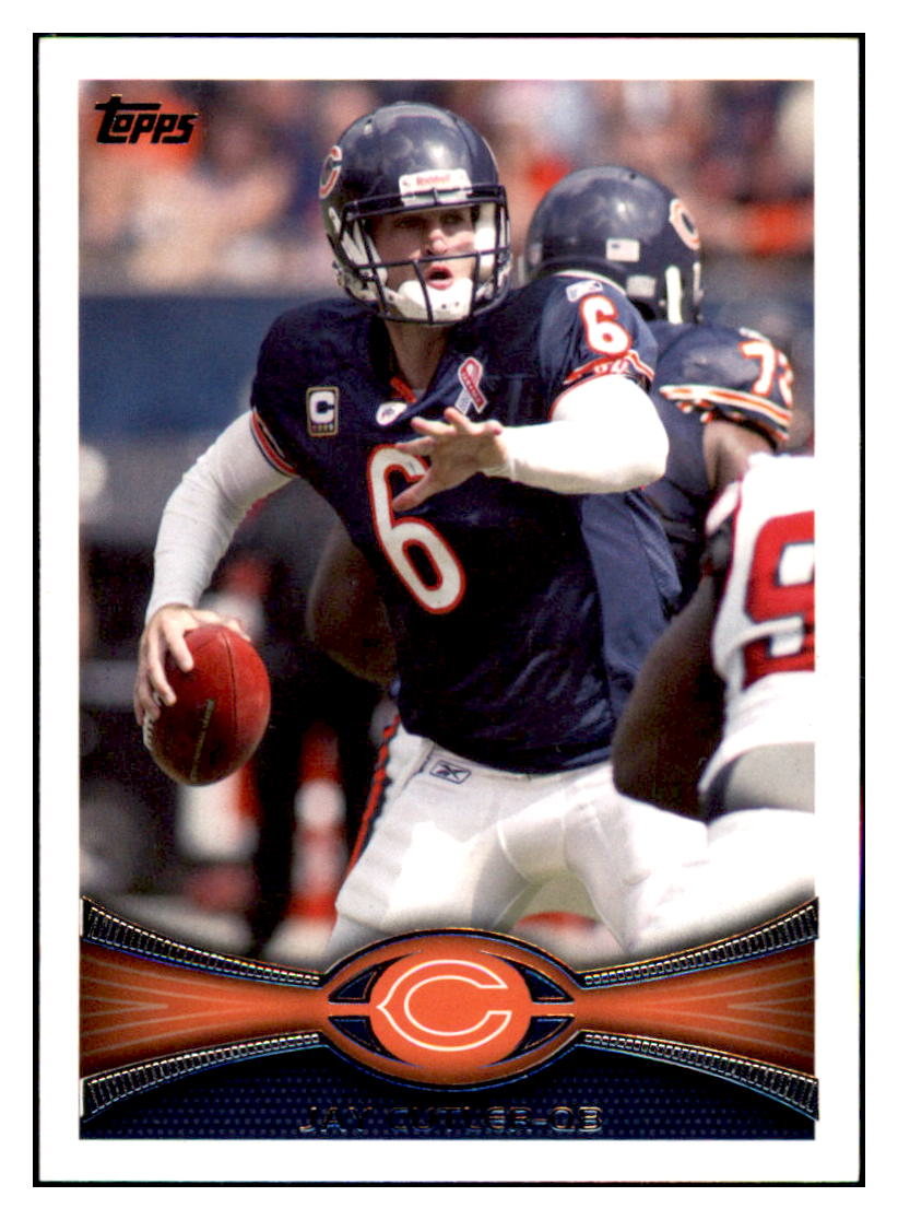 2012 Topps Jay Cutler    Chicago Bears #135 Football card   CBT1A simple Xclusive Collectibles