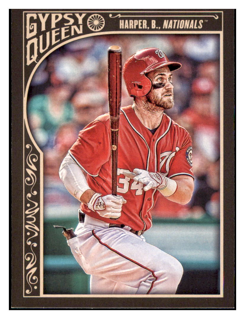 2015 Topps Gypsy Queen Bryce Harper    Washington Nationals #45 Baseball
  card   CBT1A simple Xclusive Collectibles   