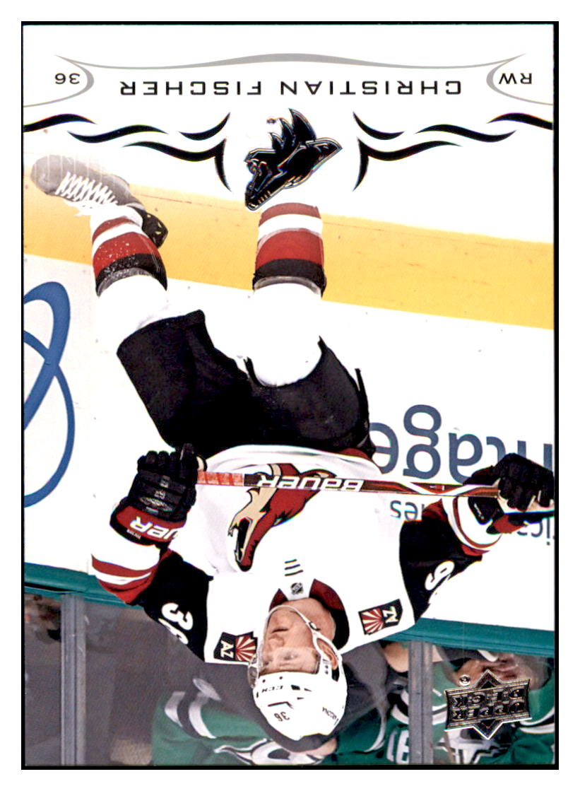 2018 Upper Deck Christian Fischer Arizona Coyotes #261 Hockey card CBT1A simple Xclusive Collectibles