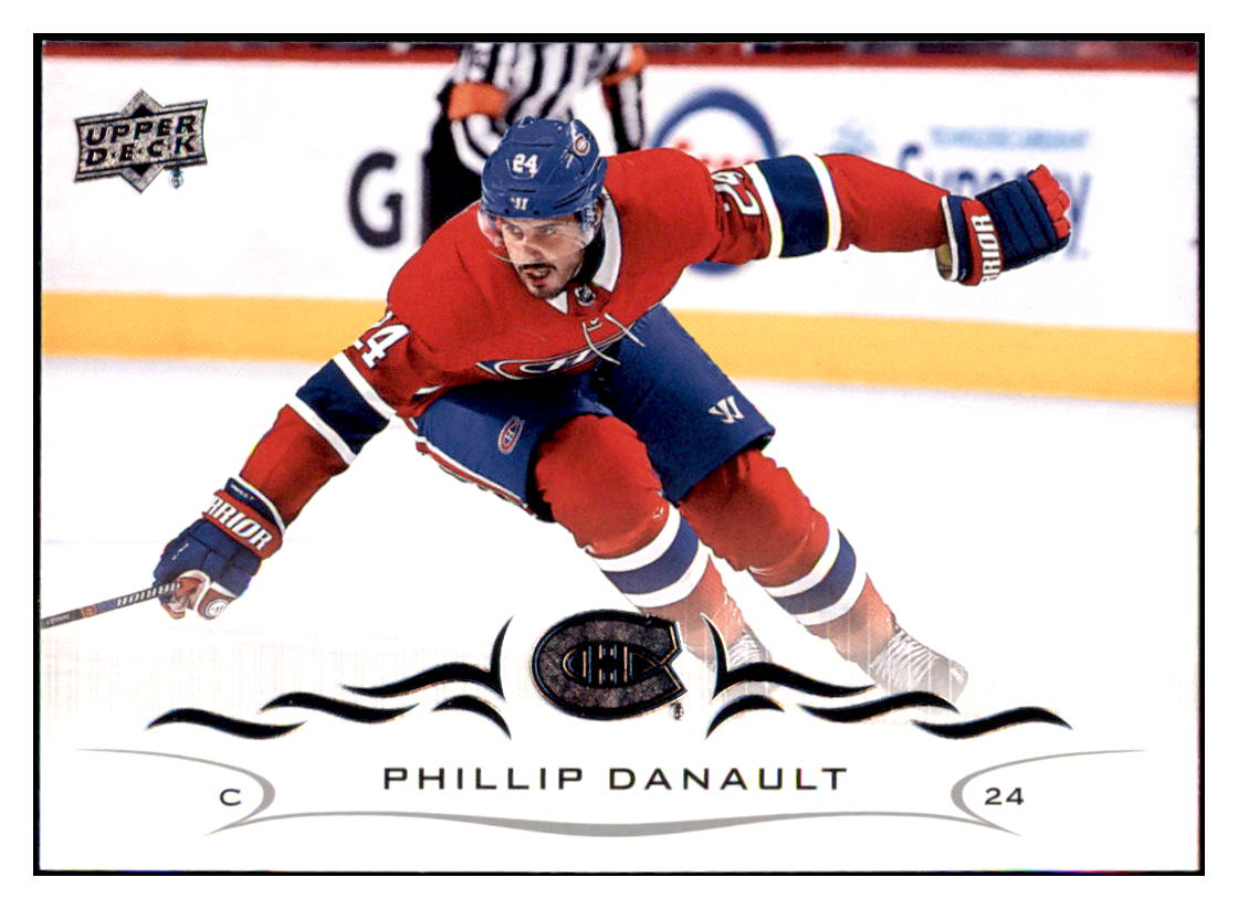 2018 Upper Deck Phillip Danault Montreal Canadiens #347 Hockey card CBT1A simple Xclusive Collectibles