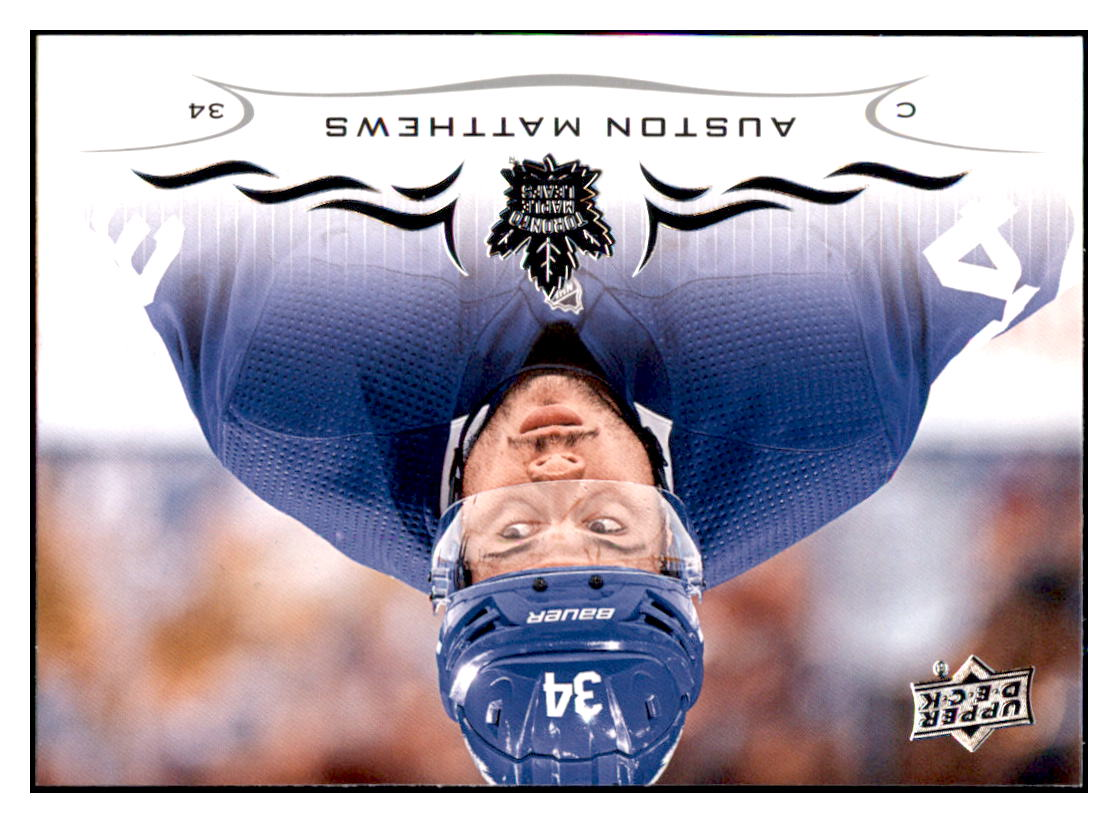 2018 Upper Deck Auston Matthews Toronto Maple Leafs #418 Hockey card CBT1A simple Xclusive Collectibles