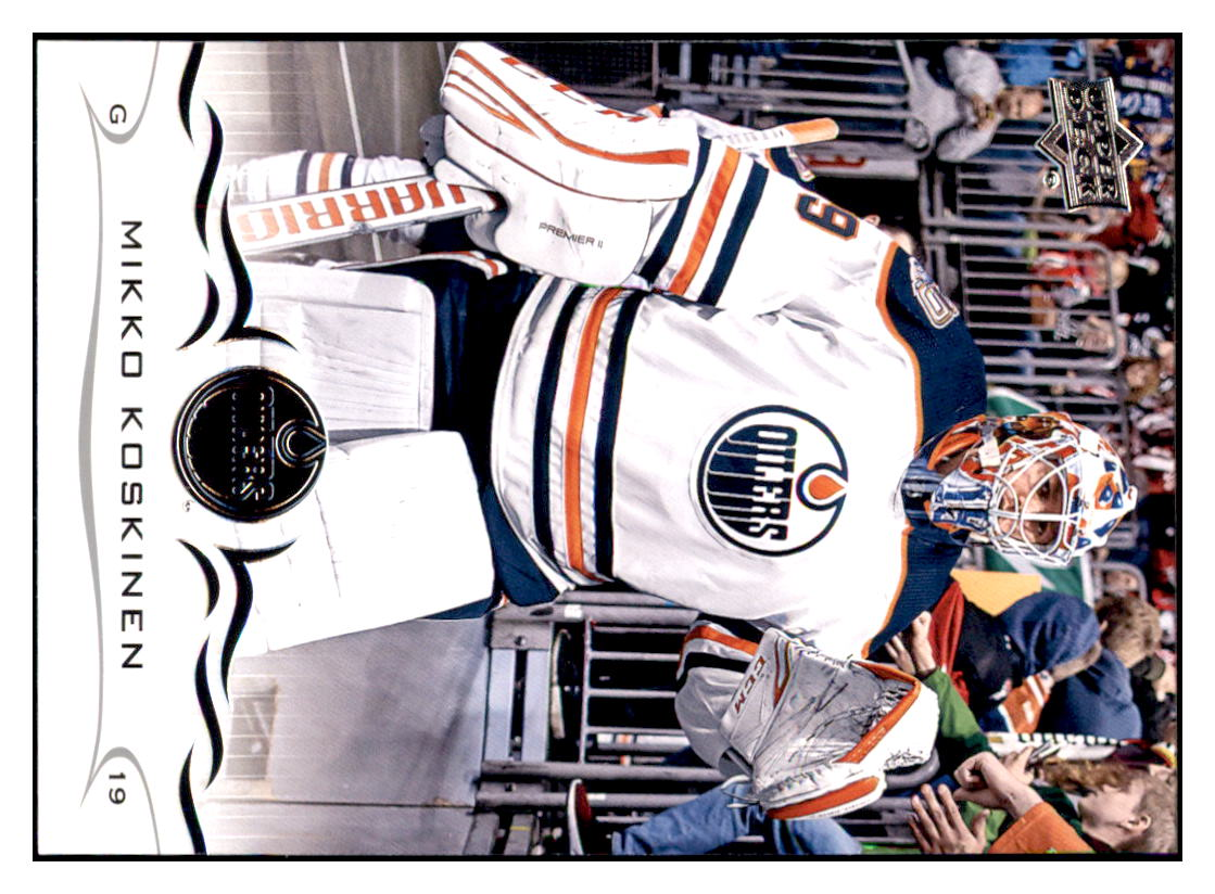 2018 Upper Deck Mikko Koskinen Edmonton Oilers #325 Hockey card CBT1A simple Xclusive Collectibles
