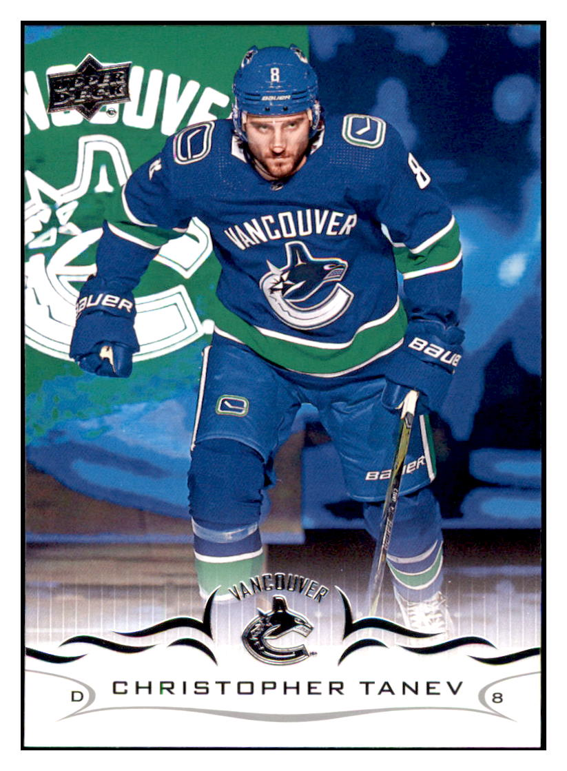 2018 Upper Deck Christopher Tanev Vancouver Canucks #428 Hockey card CBT1A simple Xclusive Collectibles