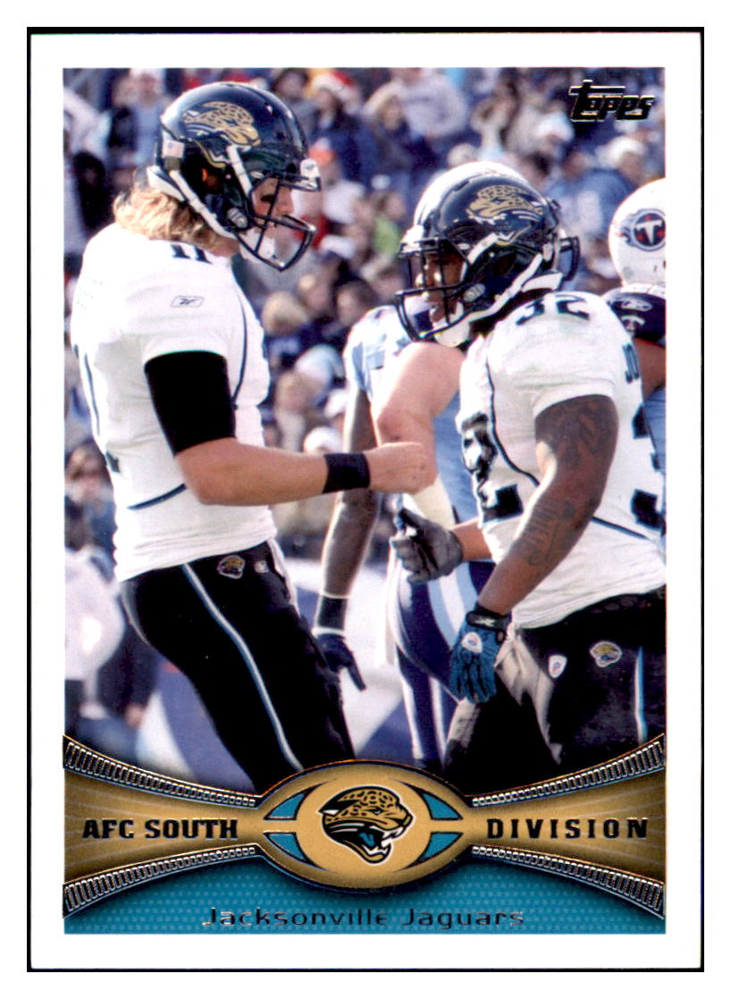 2012 Topps Jacksonville Jaguars: Blaine
Gabbert / Maurice Jones-Drew TC, SN2012
Jacksonville Jaguars #102 Football card CBT1A simple Xclusive Collectibles