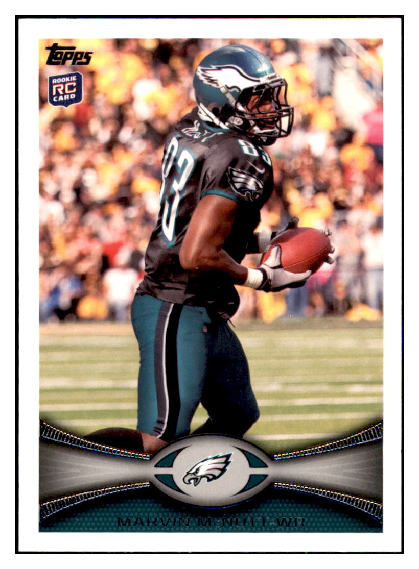 2012 Topps Marvin McNutt Philadelphia Eagles #65 Football
card CBT1A simple Xclusive Collectibles