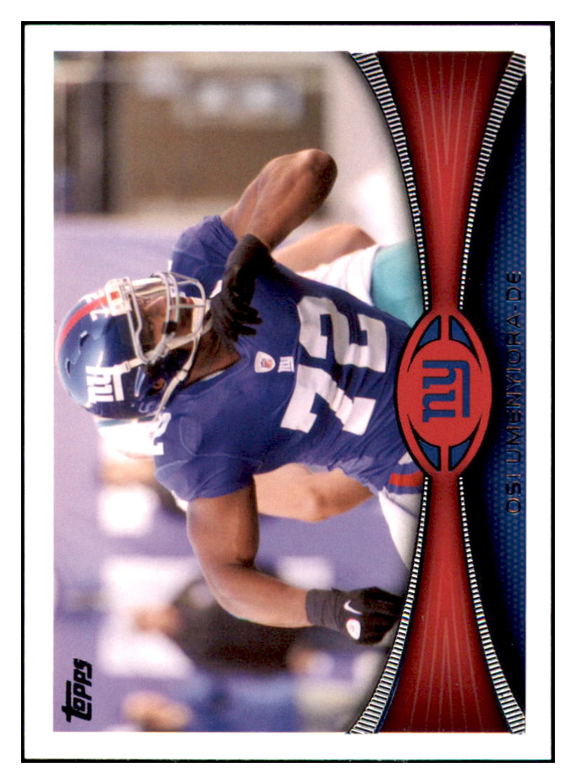 2012 Topps Osi Umenyiora    New York Giants #219 Football card   CBT1A simple Xclusive Collectibles   