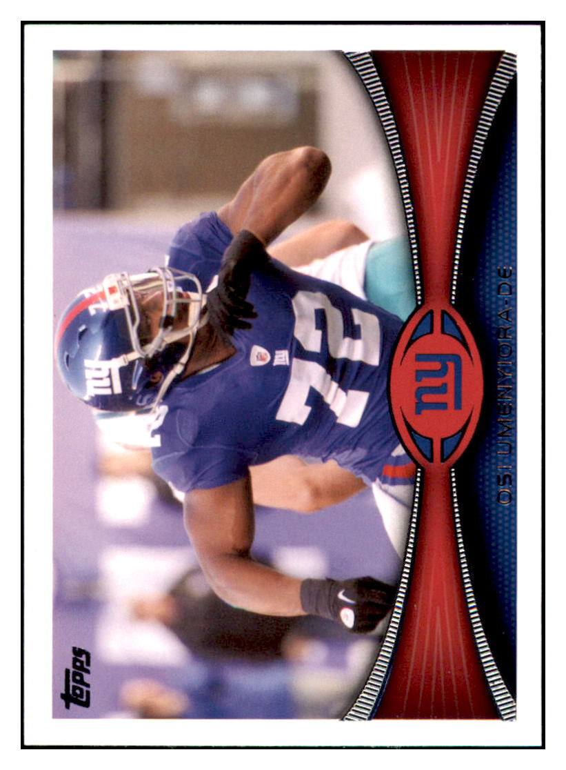 2012 Topps Osi Umenyiora    New York Giants #219 Football card   CBT1A simple Xclusive Collectibles
