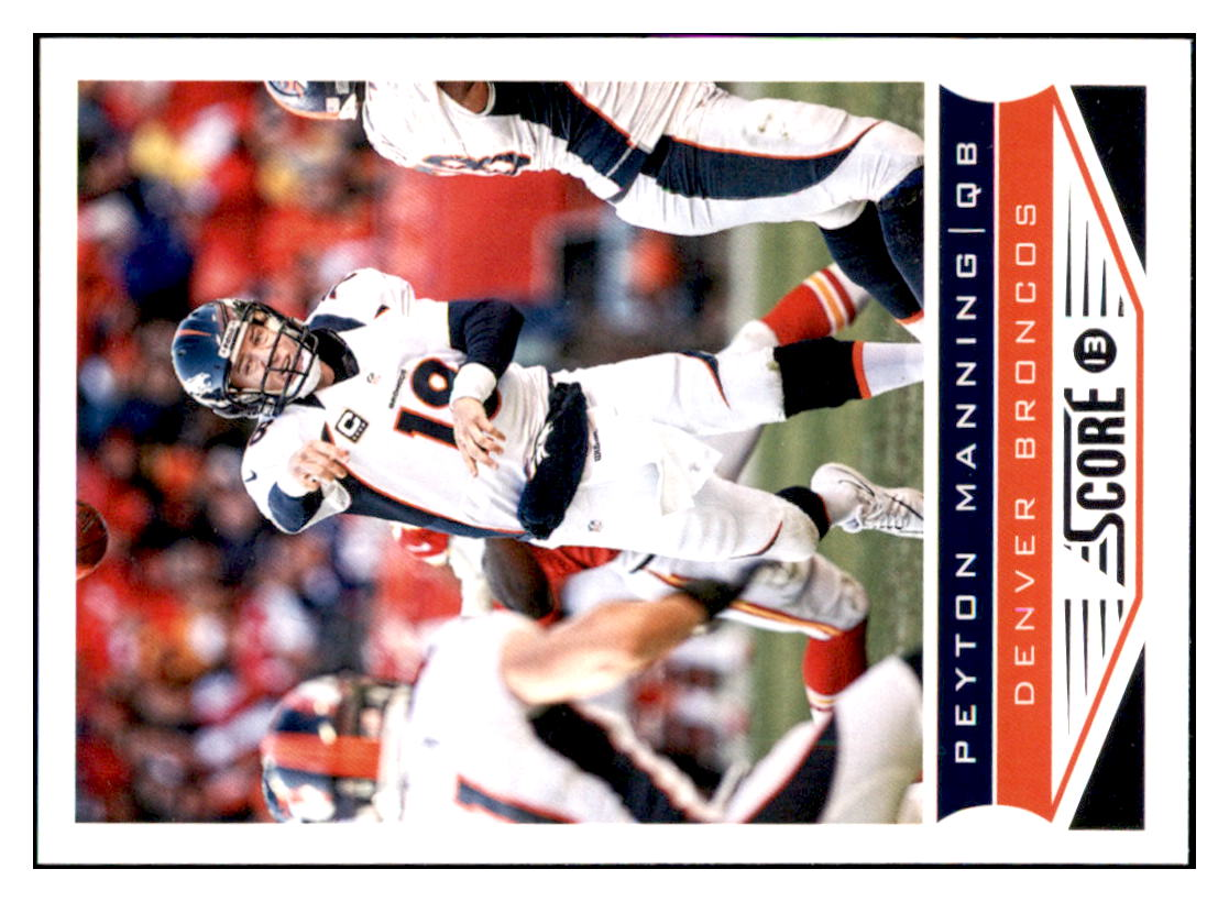 2013 Score Peyton Manning Denver Broncos #61 Football card CBT1A