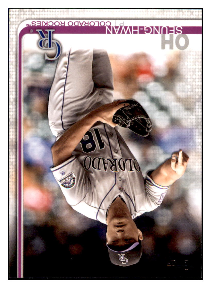 2019 Topps Seung-Hwan Oh Colorado Rockies #538 Baseball card CBT1A simple Xclusive Collectibles