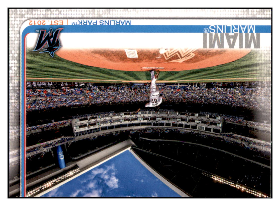 2019 Topps Marlins Park    Miami Marlins #555 Baseball card   CBT1A simple Xclusive Collectibles