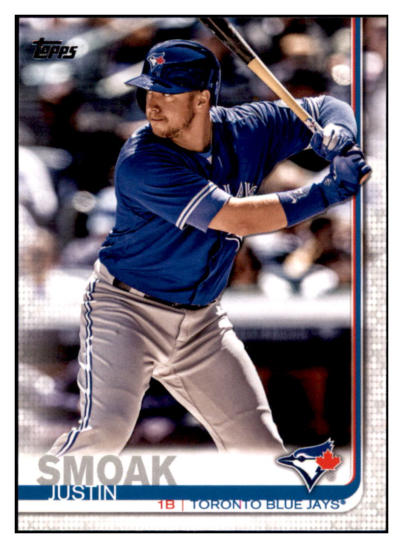 2019 Topps Justin Smoak Toronto Blue Jays #680a Baseball
card CBT1A simple Xclusive Collectibles