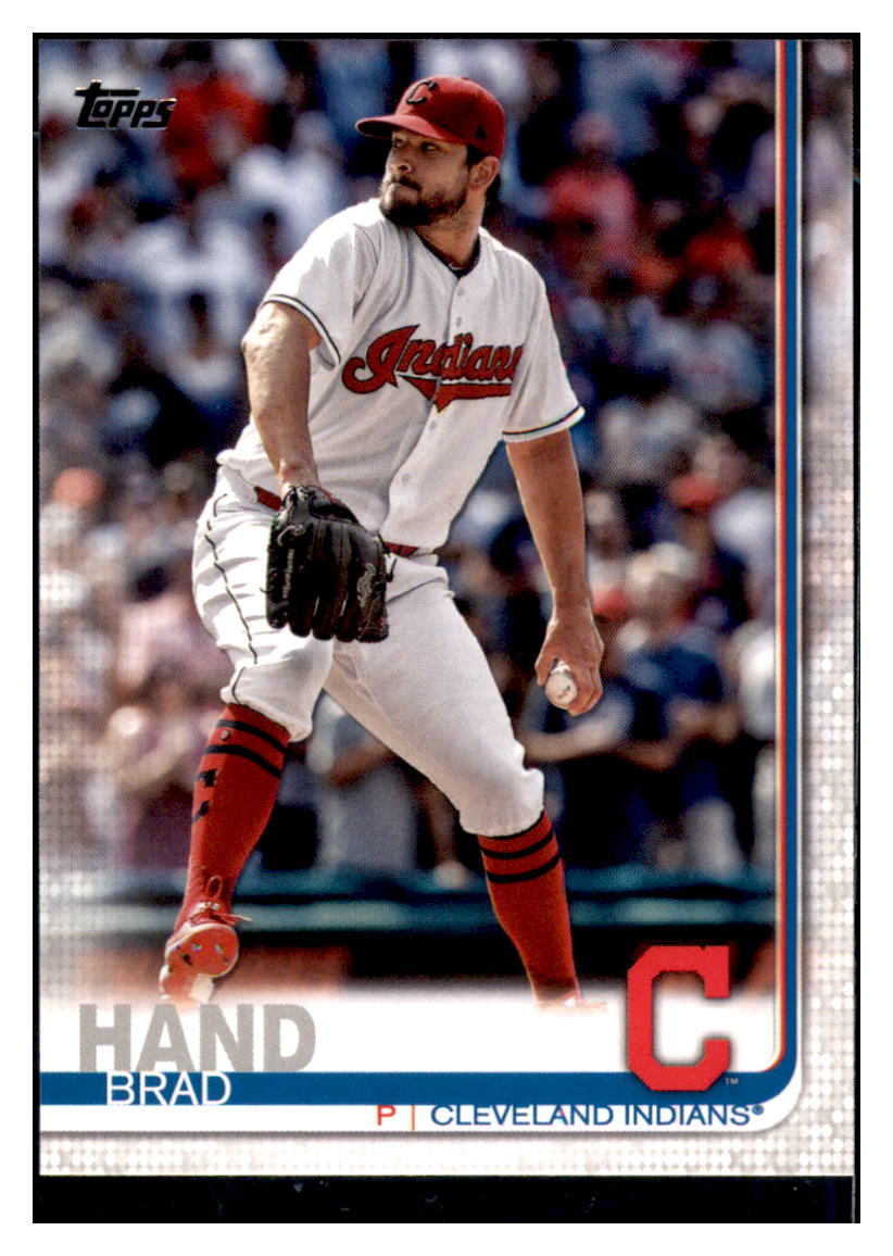 2019 Topps Brad Hand Cleveland Indians #368 Baseball card CBT1A simple Xclusive Collectibles