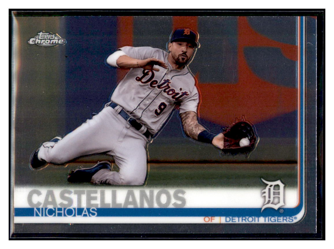 2019 Topps Chrome Nicholas
Castellanos Detroit Tigers #95
Baseball card CBT1A simple Xclusive Collectibles