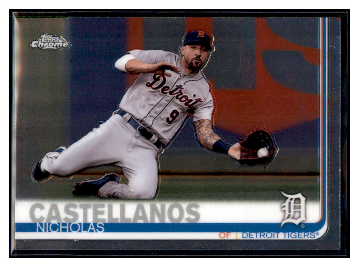 2019 Topps Chrome Nicholas
  Castellanos    Detroit Tigers #95
  Baseball card   CBT1A simple Xclusive Collectibles   