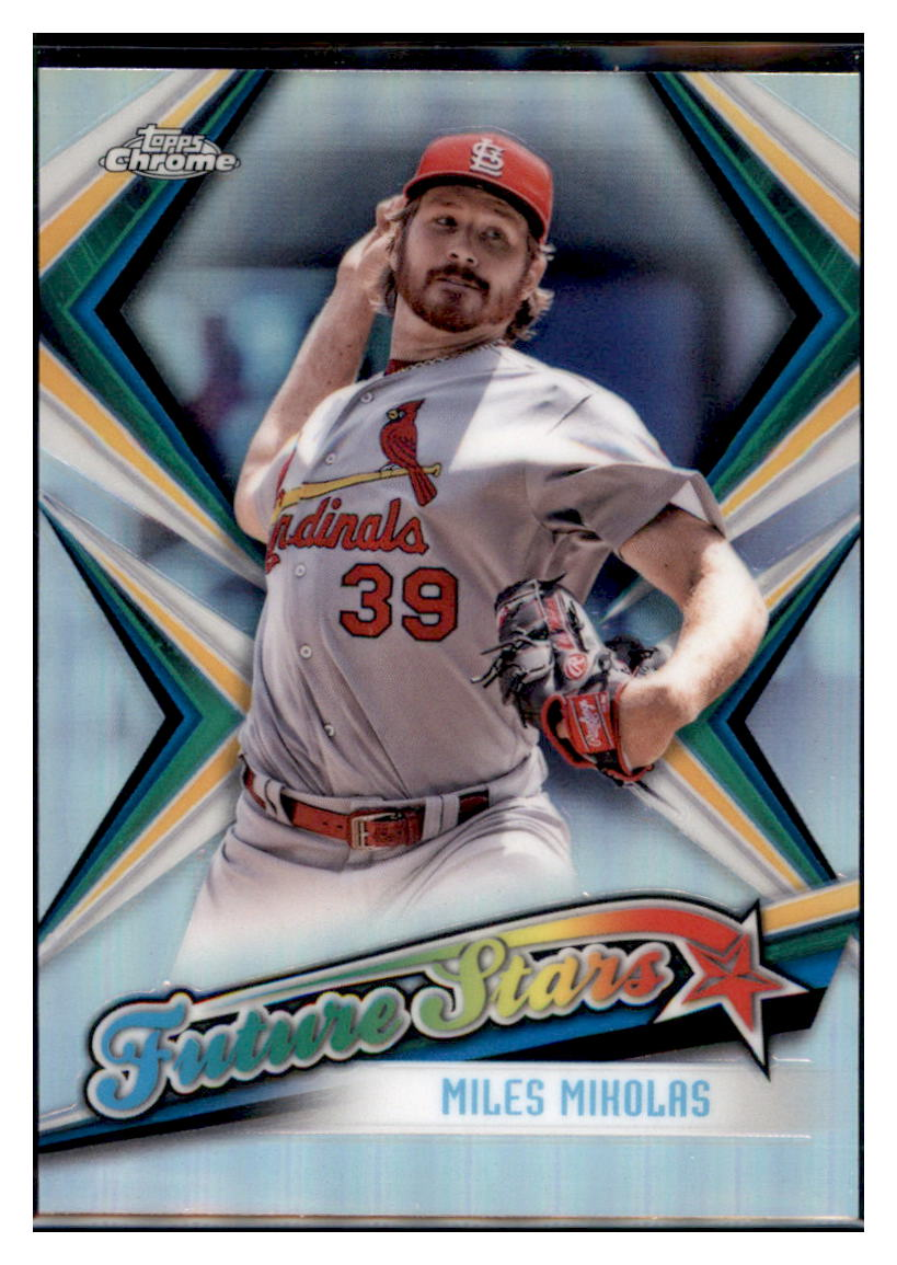 2019 Topps Chrome Miles Mikolas Future Stars St. Louis Cardinals #FS-3 Baseball
card CBT1A simple Xclusive Collectibles