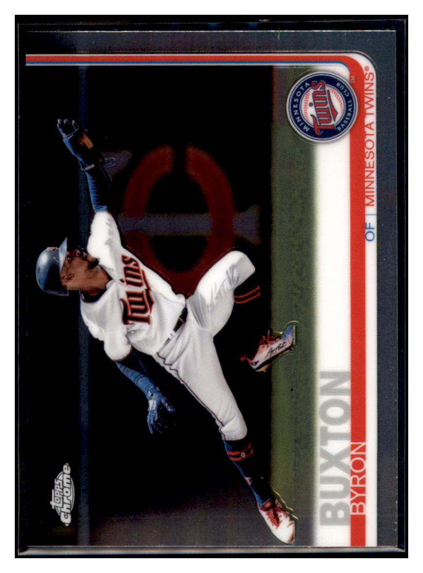 2019 Topps Chrome Byron Buxton    Minnesota Twins #114 Baseball card   CBT1A simple Xclusive Collectibles