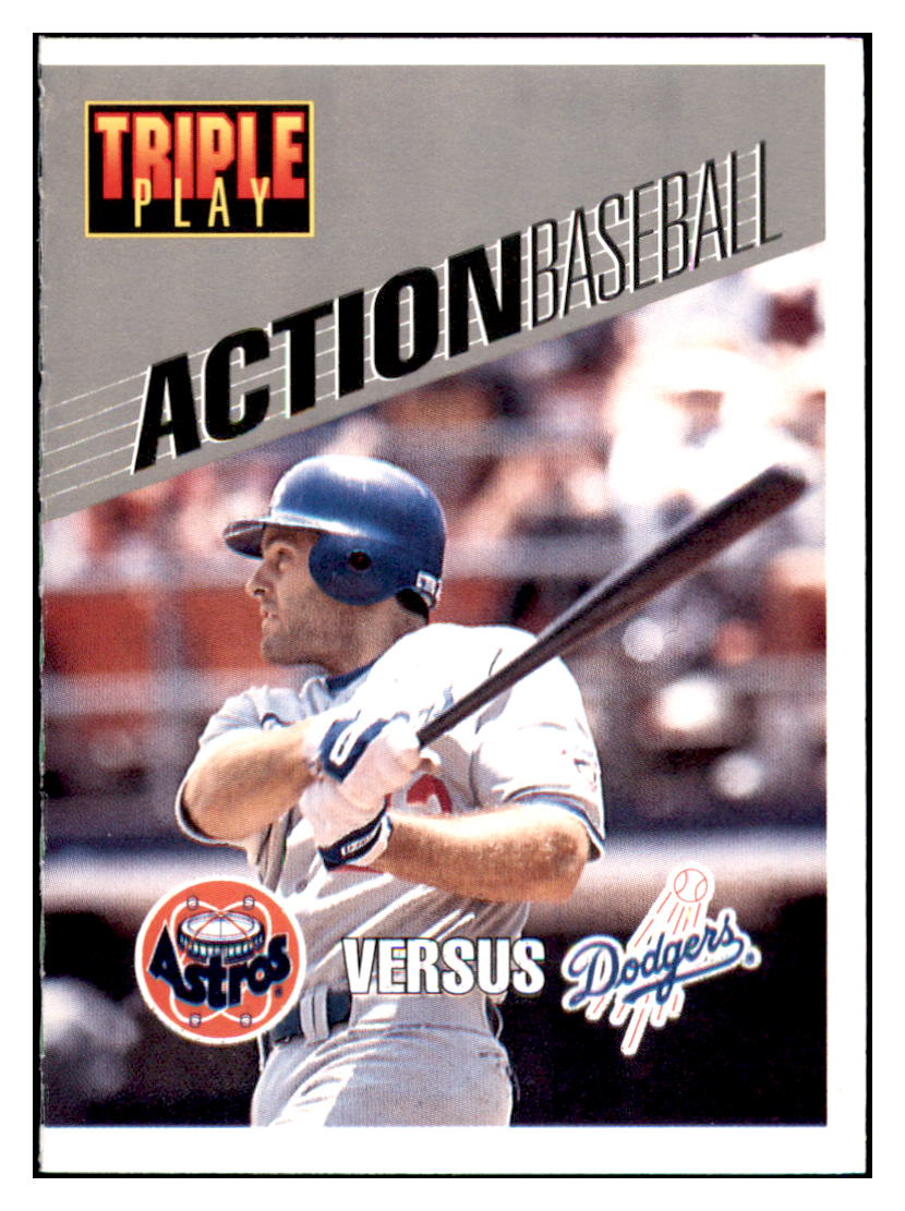 1993 Triple Play Eric Karros Los Angeles Dodgers #7 Baseball card CBT1A simple Xclusive Collectibles
