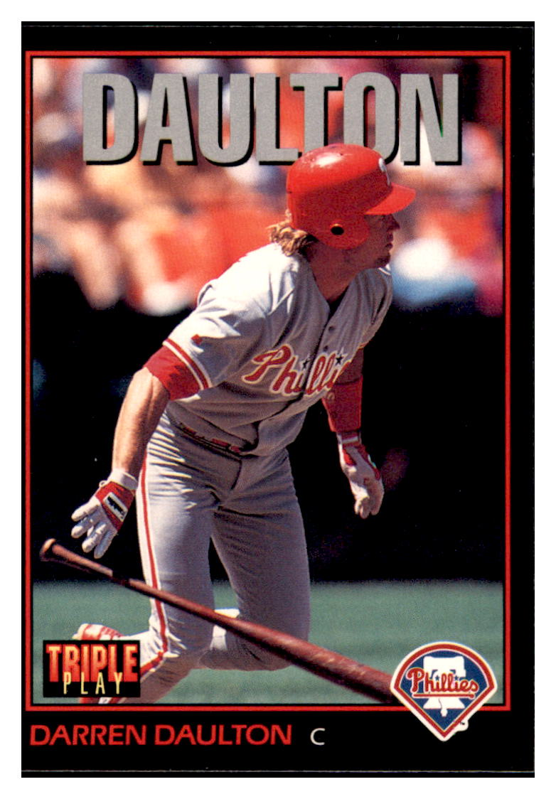 1993 Triple Play Darren Daulton Philadelphia Phillies #7 Baseball