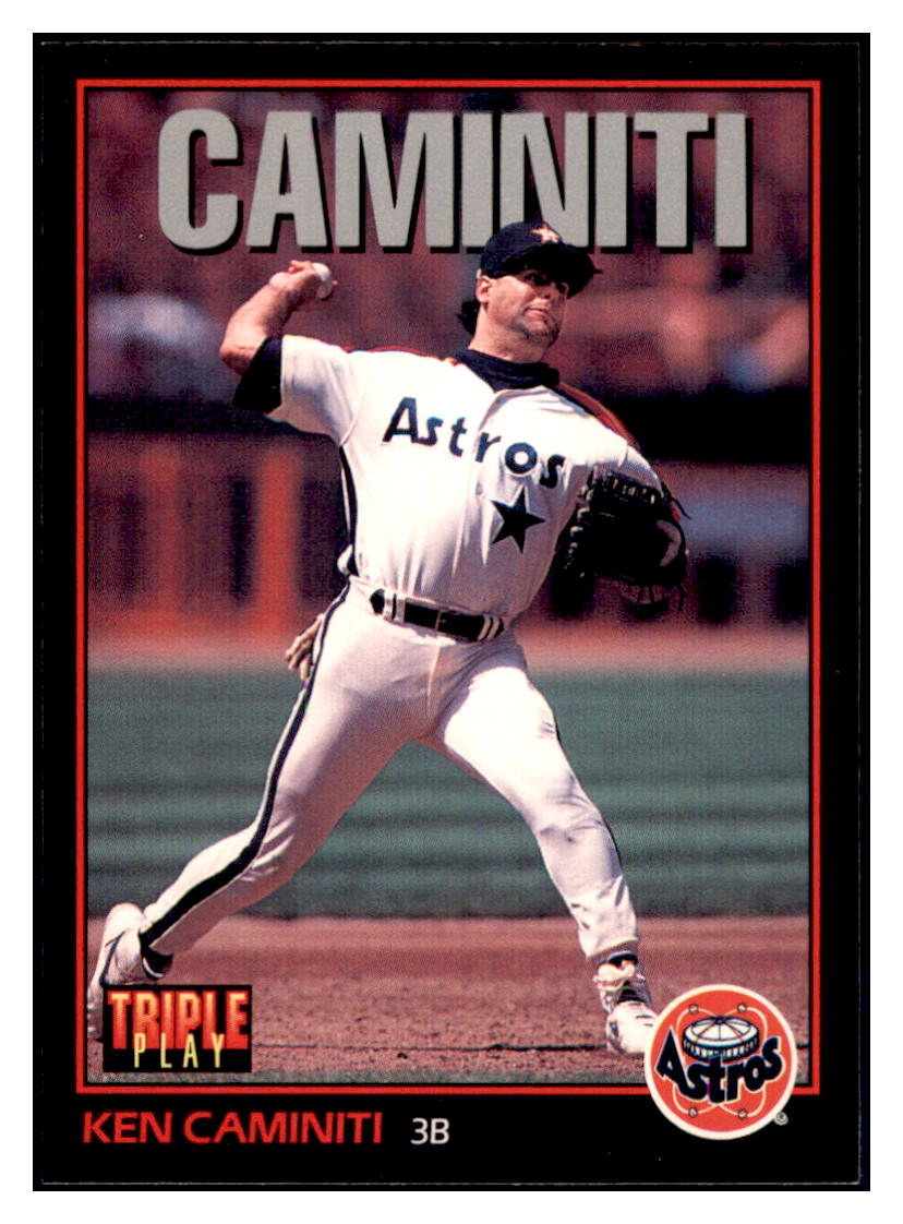 1993 Triple Play Ken Caminiti Houston Astros #149 Baseball card CBT1A simple Xclusive Collectibles