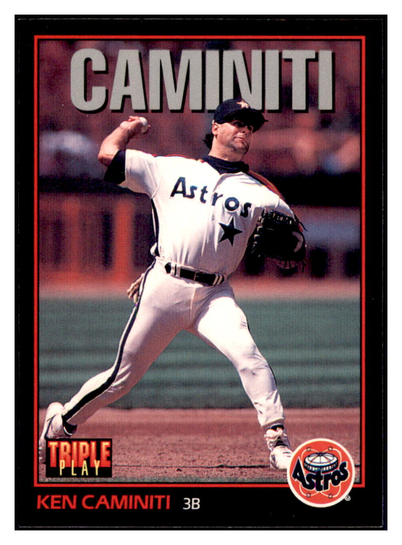 1993 Triple Play Ken Caminiti Houston Astros #149 Baseball Card GMMGD