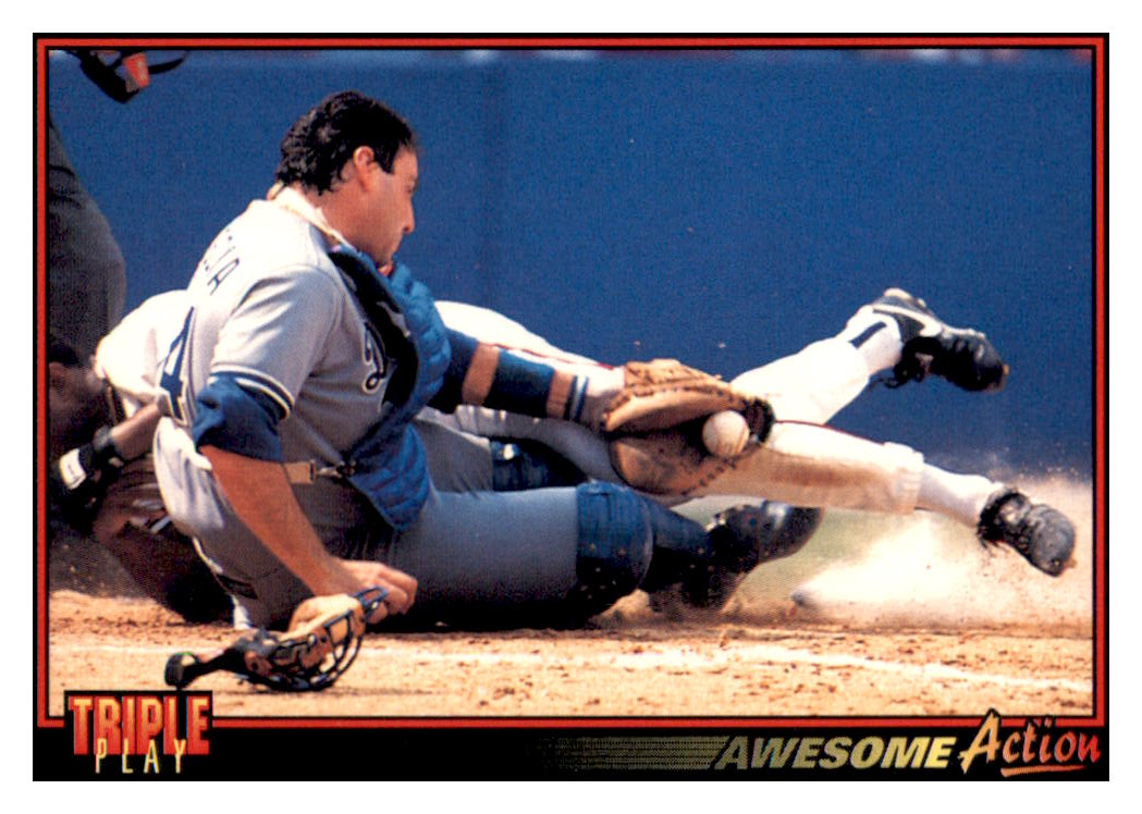 1993 Triple Play Mike Scioscia Los Angeles Dodgers #196 Baseball
card CBT1A simple Xclusive Collectibles