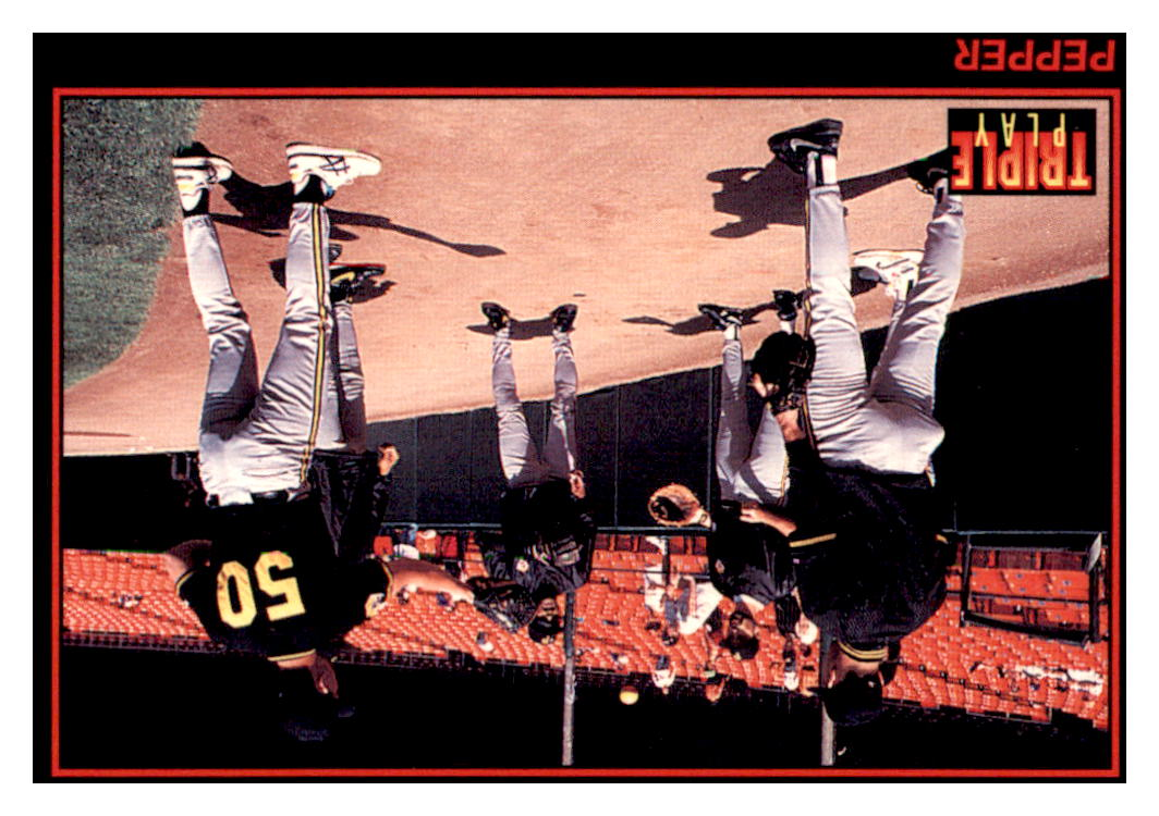 1993 Triple Play Pepper    Pittsburgh Pirates / Philadelphia
  Phillies #202 Baseball card   CBT1A simple Xclusive Collectibles