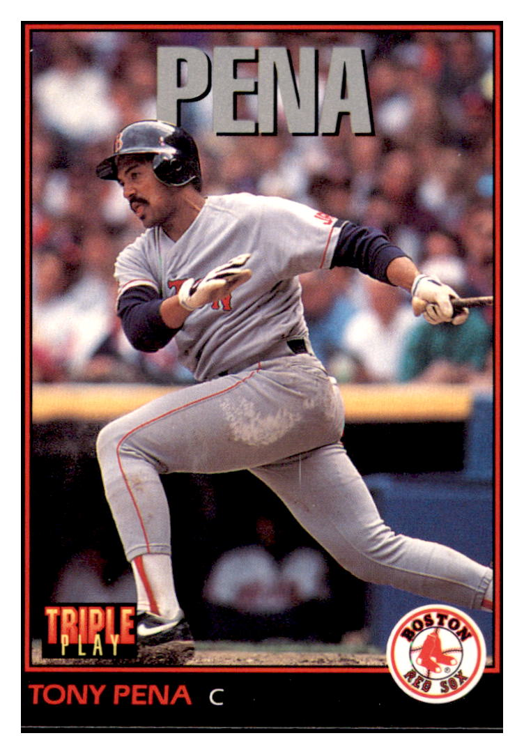 1993 Triple Play Tony Pena    Boston Red Sox #85 Baseball card   CBT1A simple Xclusive Collectibles