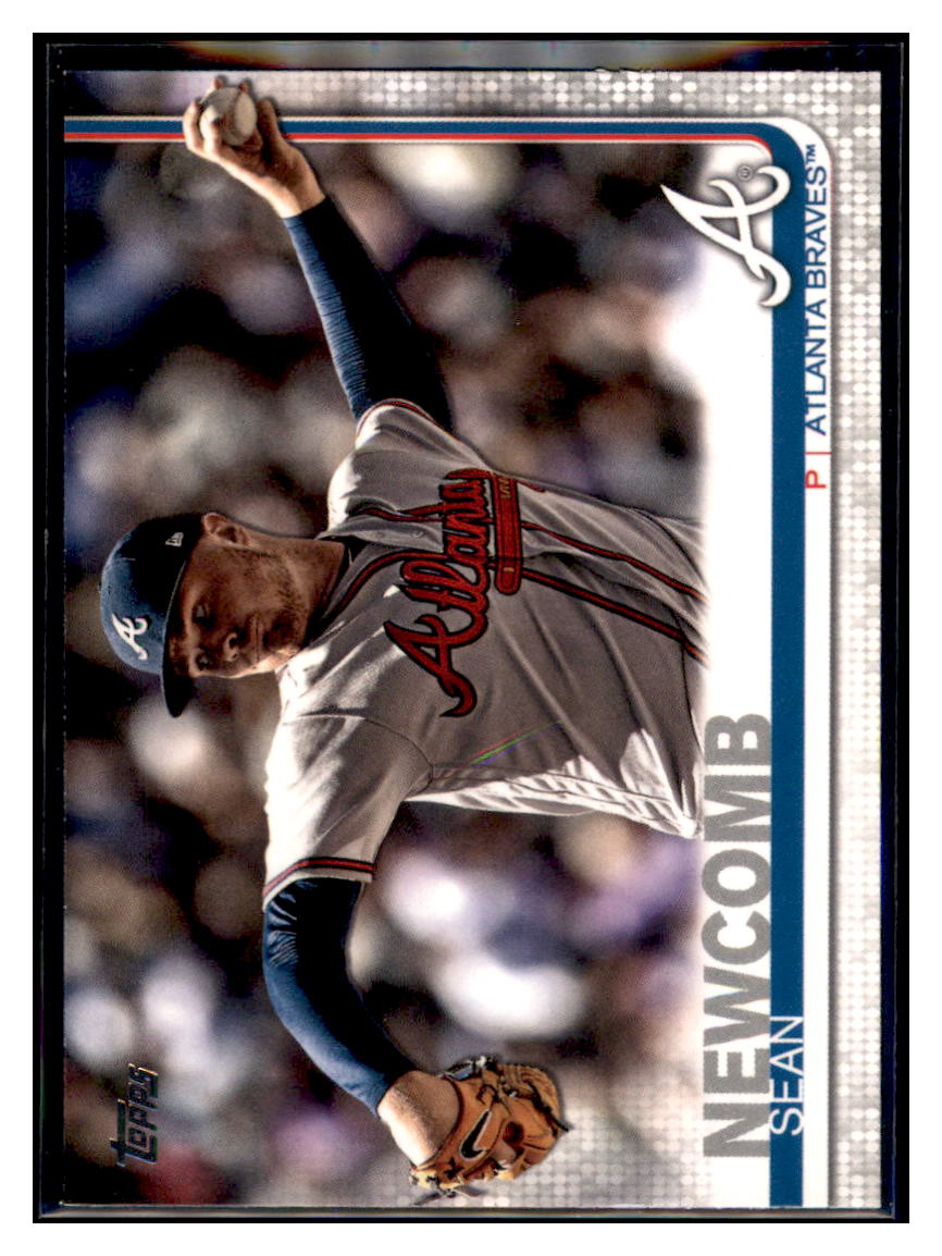 2019 Topps Sean Newcomb    Atlanta Braves #408 Baseball card   CBT1A simple Xclusive Collectibles