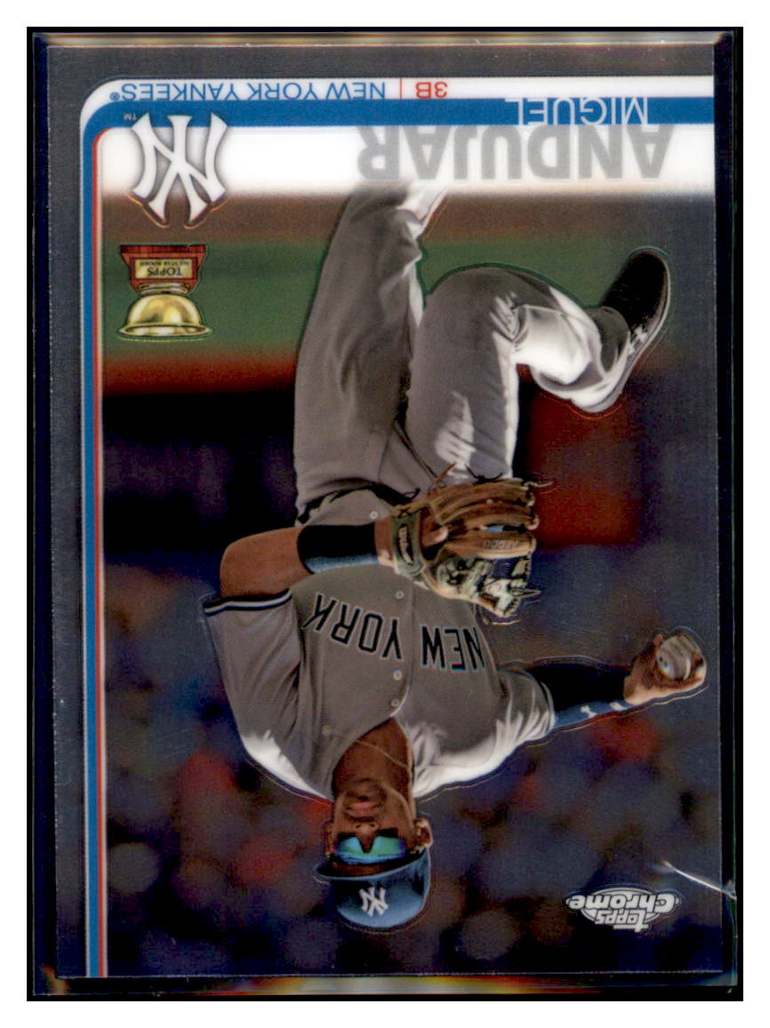 2019 Topps Chrome Miguel Andujar New York Yankees #108 Baseball card CBT1A simple Xclusive Collectibles