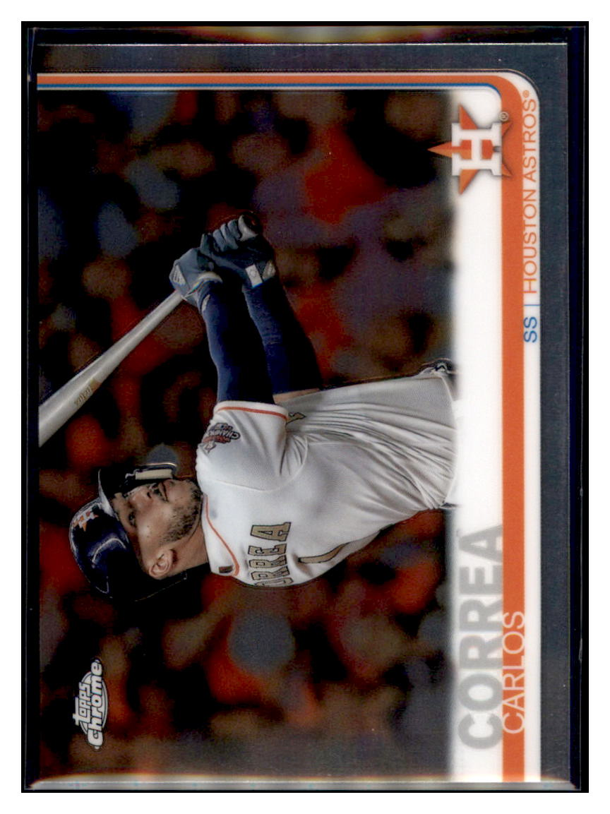 2019 Topps Chrome Carlos Correa    Houston Astros #64 Baseball card   CBT1A_1a simple Xclusive Collectibles   