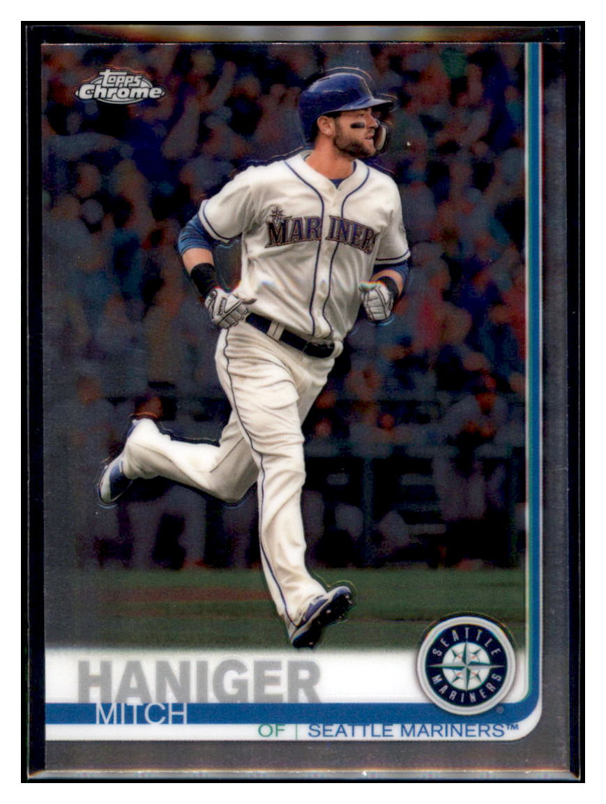 2019 Topps Chrome Mitch Haniger Seattle Mariners #138 Baseball card CBT1A simple Xclusive Collectibles