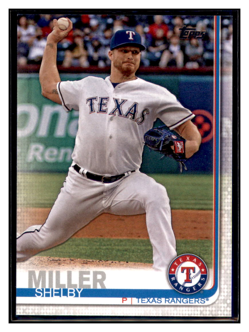 2019 Topps Update Shelby Miller Texas Rangers #US221 Baseball card CBT1A simple Xclusive Collectibles