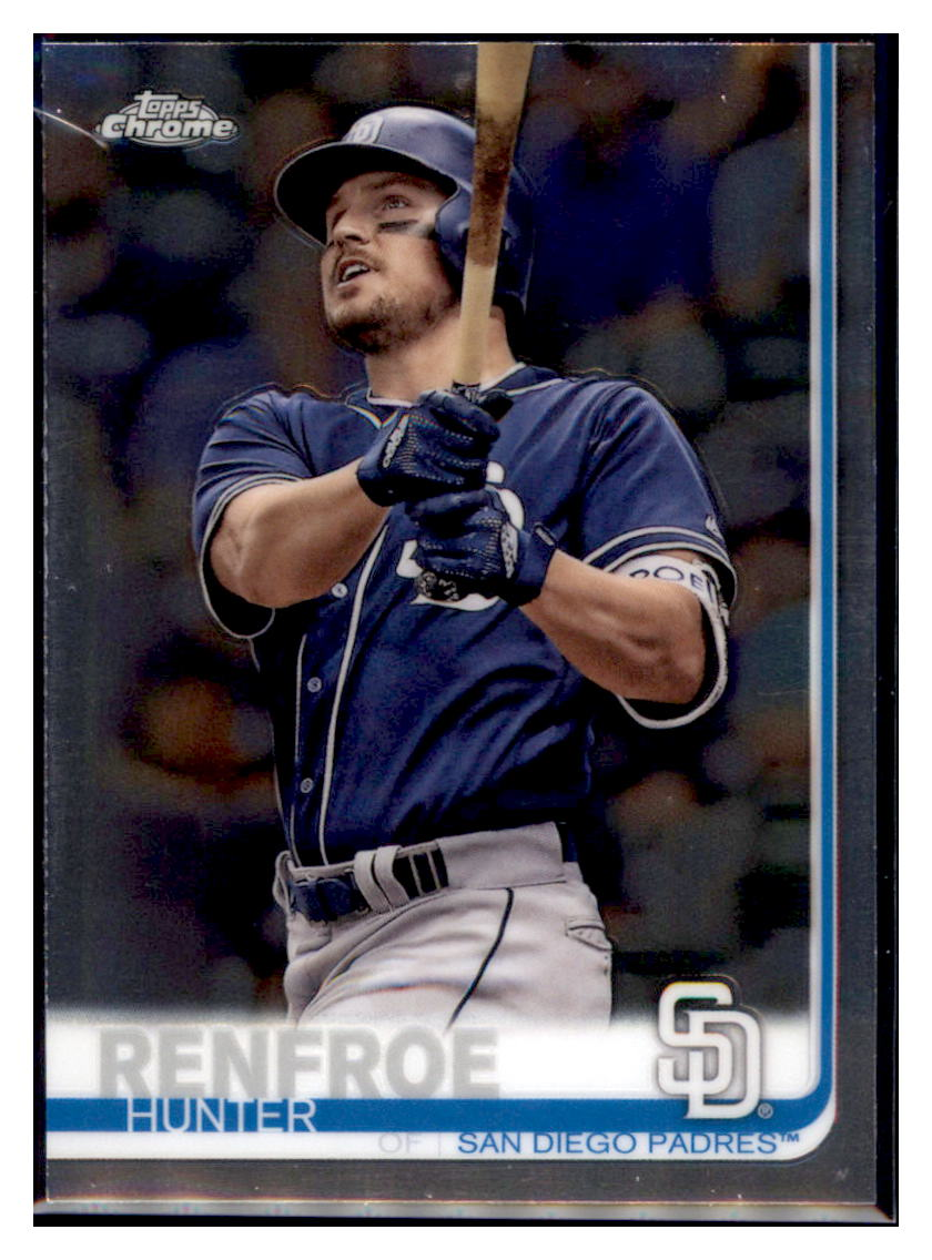 2019 Topps Chrome Hunter Renfroe San Diego Padres #3 Baseball card CBT1A simple Xclusive Collectibles
