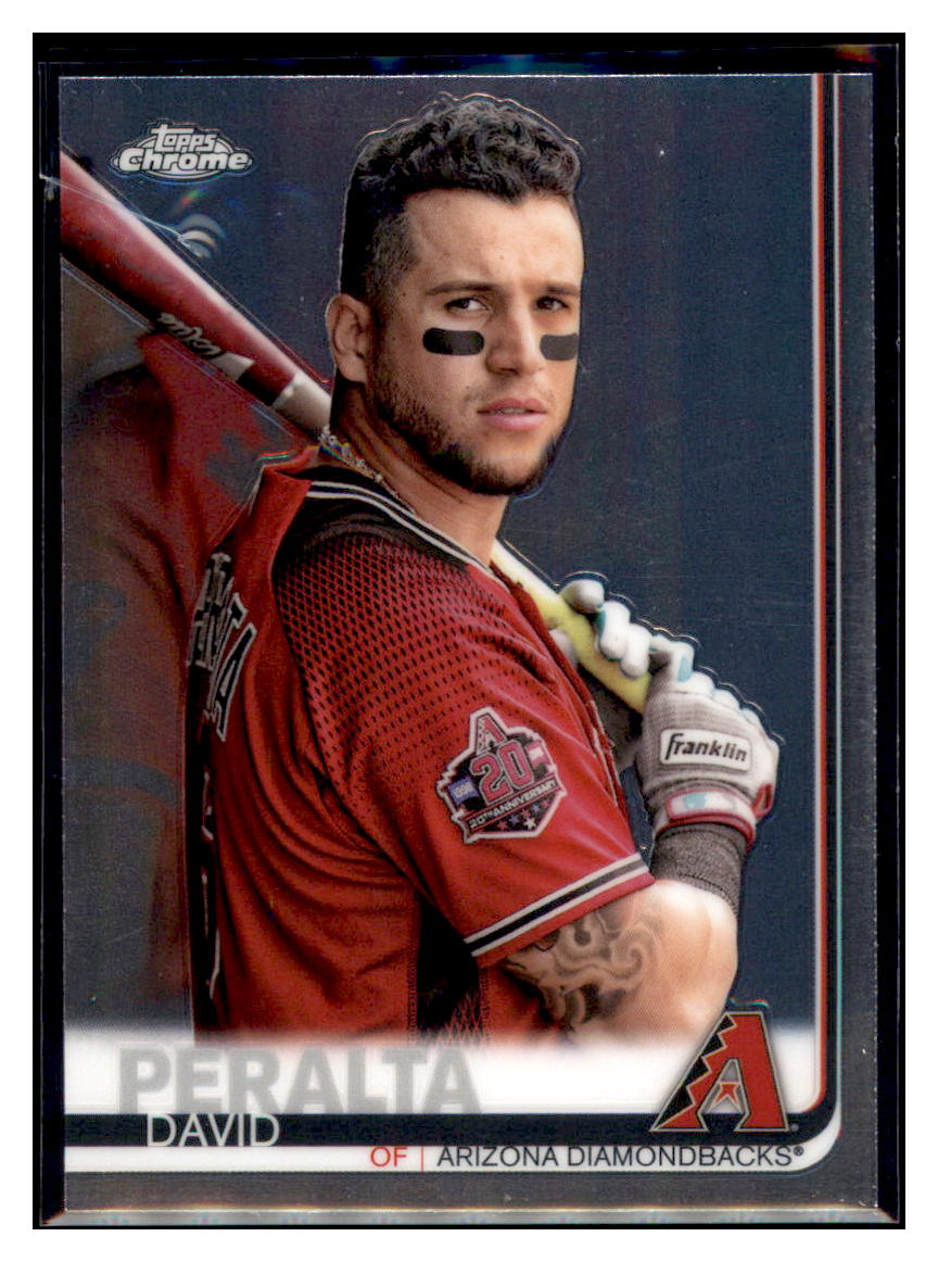 2019 Topps Chrome David Peralta Arizona Diamondbacks #9 Baseball
card CBT1A simple Xclusive Collectibles