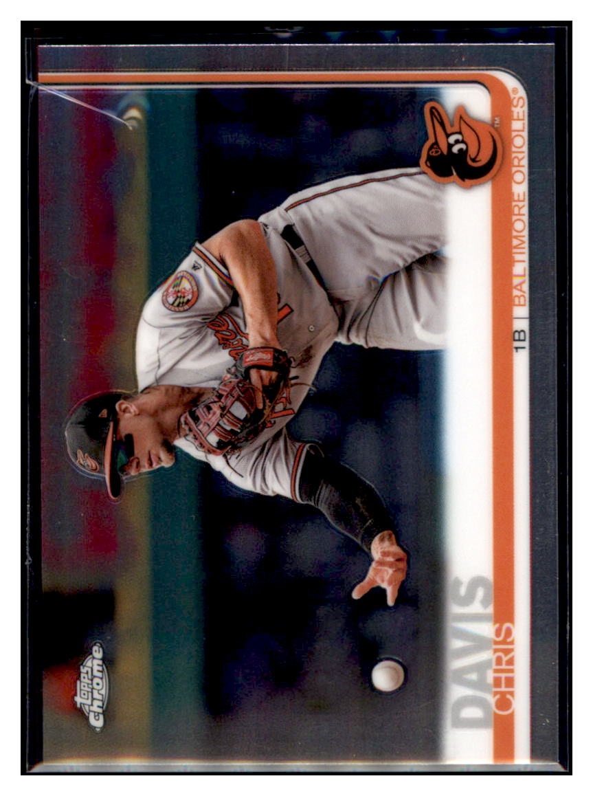 2019 Topps Chrome Chris Davis    Baltimore Orioles #41 Baseball card   CBT1A simple Xclusive Collectibles